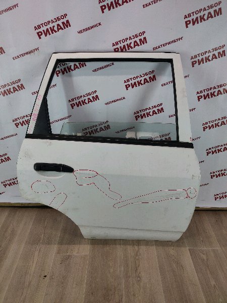 Дверь Nissan Ad VFY11 QG15DE 2004 задняя правая