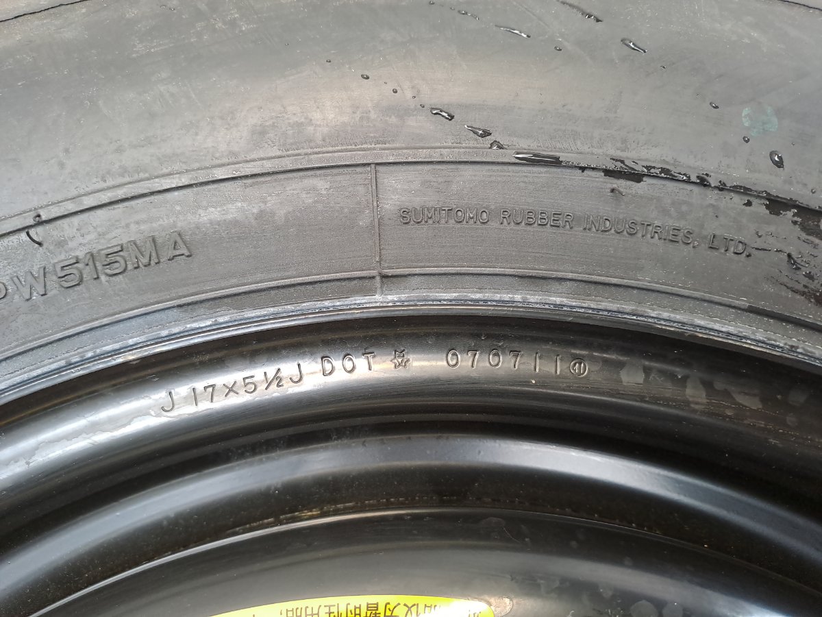 Запасное колесо CX-7 2011 ER19 L5-VE