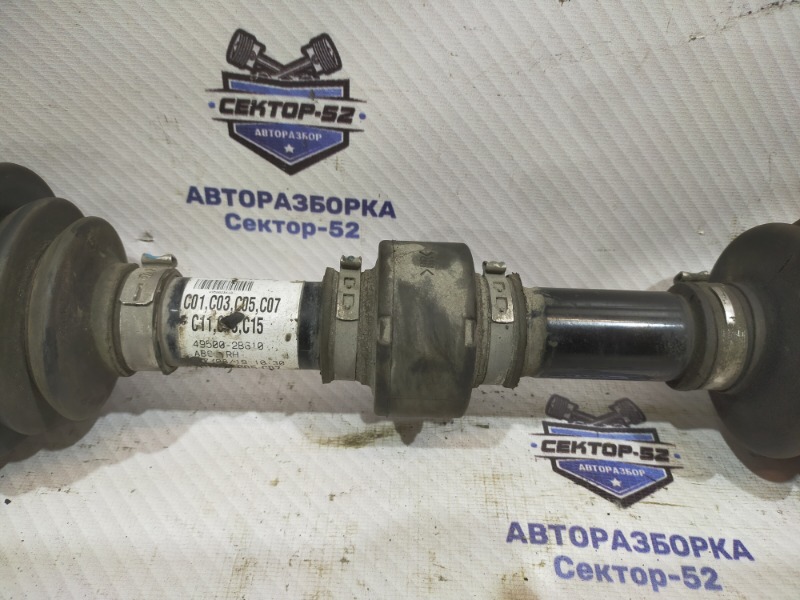 Привод передний правый Santa Fe 2007 CM D4EB