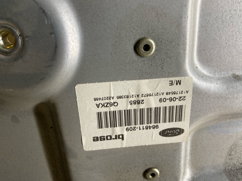 Стеклоподъёмник задний левый FORD Focus 2 (08-11) СЕДАН 2.0L DURATEC/AODE