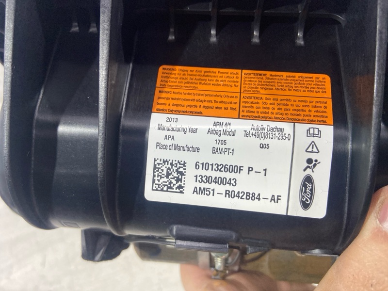 Подушка безопасности (в торпедо) Kuga 2 (12-16) 2013 SUV 2.0L Duratorq DOHC(150/163PS)-DW10C