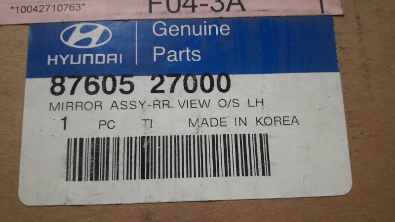 Зеркало левое Hyundai Tiburon