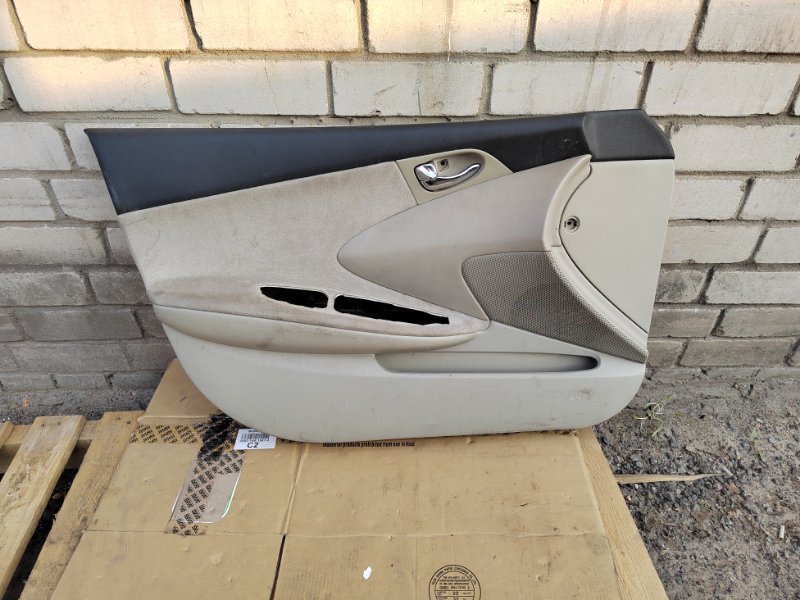 Обшивка двери передняя левая Nissan Primera 2004 WTP12 80901-AW701 контрактная