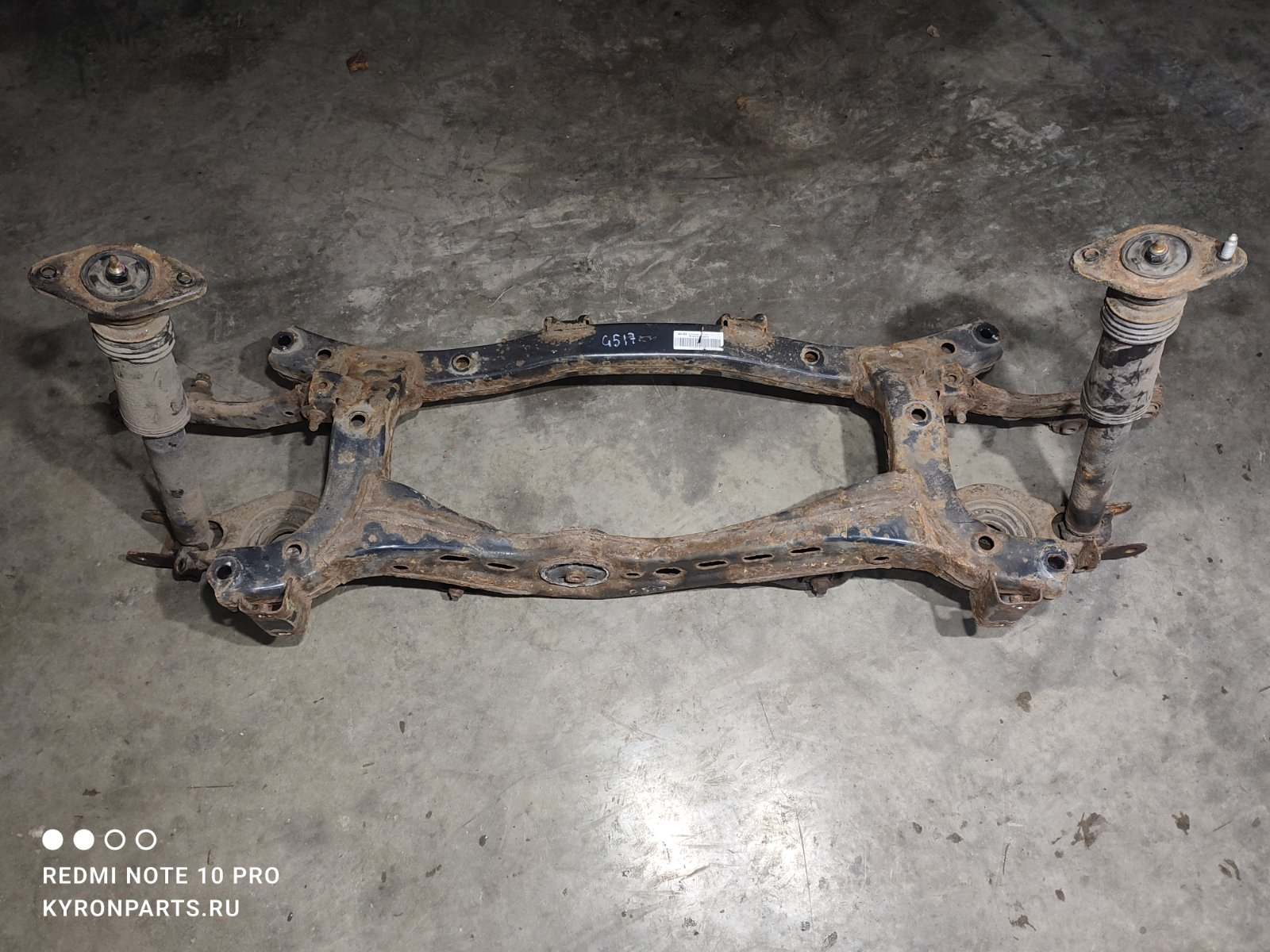 Подрамник задний Hyundai IX35 2011 LM D4HA 554052S110 Б/У