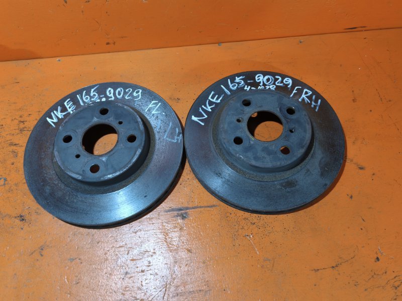 Диск тормозной TOYOTA COROLLA FIELDER NKE165 1NZ-FXE 2013 передний (б/у)