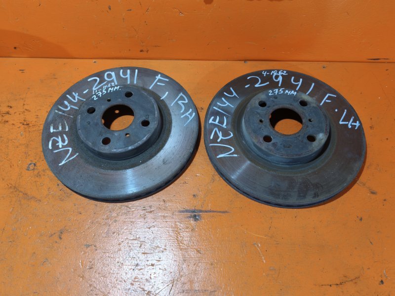 Диск тормозной TOYOTA corolla axio NZE144 1NZ-FE 2008 передний (б/у)