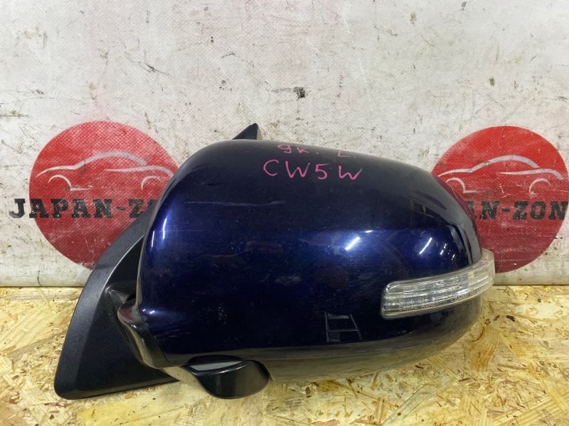 Зеркало боковое Mitsubishi Outlander CW5W 4B12 2009 левое (б/у)