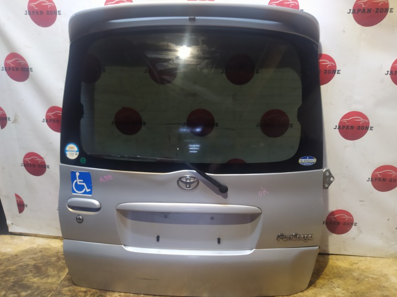 Дверь задняя багажника Toyota Funcargo NCP21 1NZ-FE 2002 задняя (б/у)