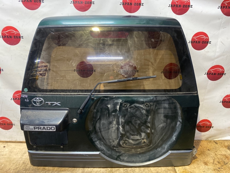 Дверь задняя багажника Toyota Land Cruiser Prado KDJ95W 1KD-FTV 2002 (б/у)