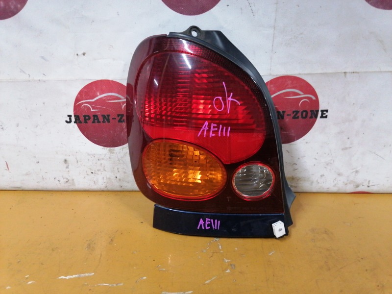 Фонарь стоп-сигнала Toyota Corolla Spacio AE111 7A-FE 1998 левый (б/у)