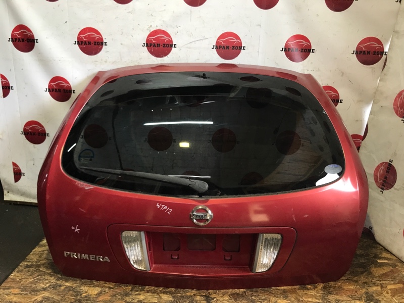 Дверь задняя багажника Nissan Primera WTP12 QR20DE 2003 (б/у)