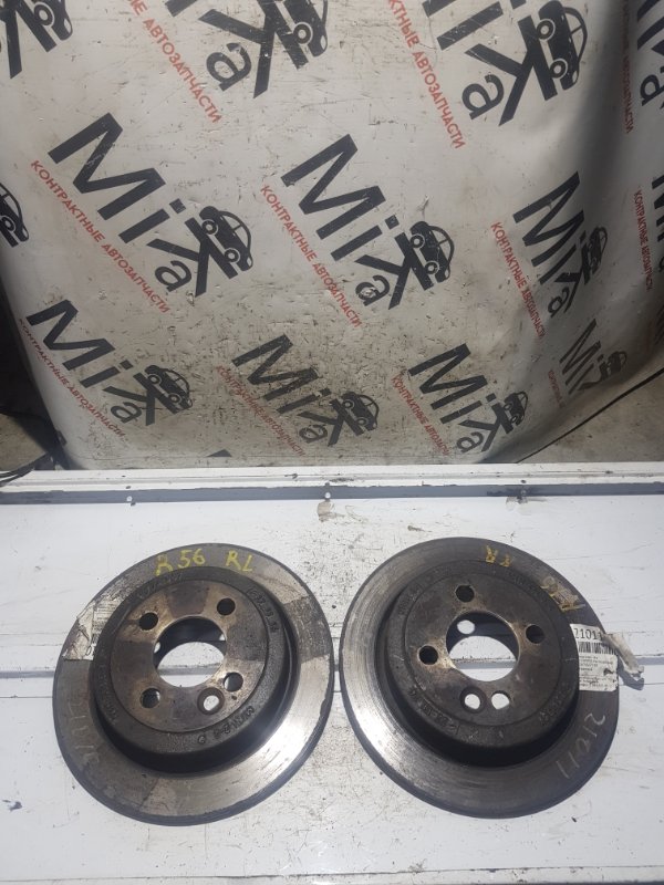 Тормозной диск задний MINI COOPER R56 N14B16AB 34211503070 контрактная