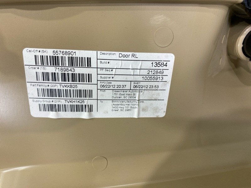 Комплект обшивок дверей X3 2012 F25 N55B30A