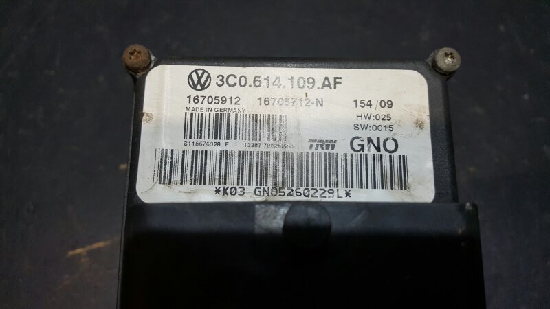 Блок abs Passat CC 2010 2.0 TFSI