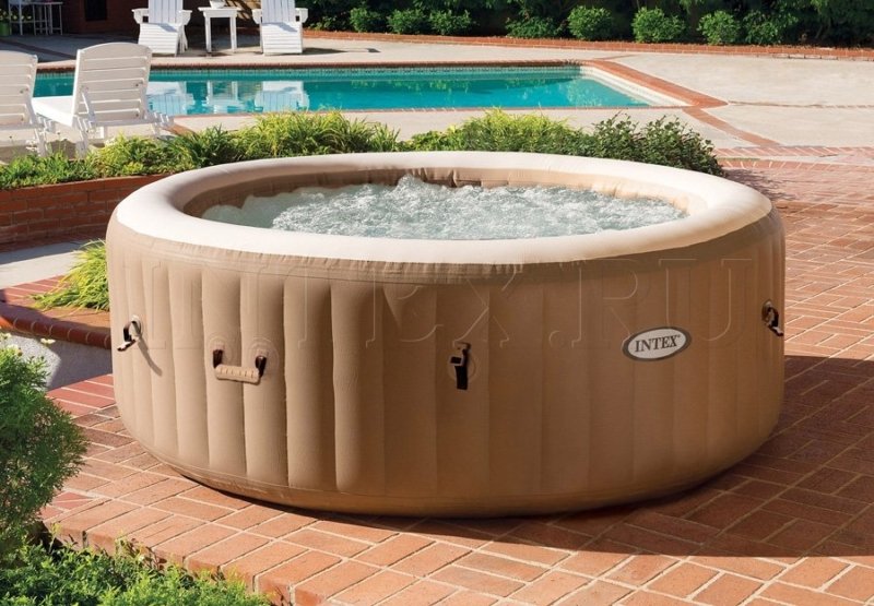 Надувной бассейн джакузи INTEX PureSpa Bubble Massage