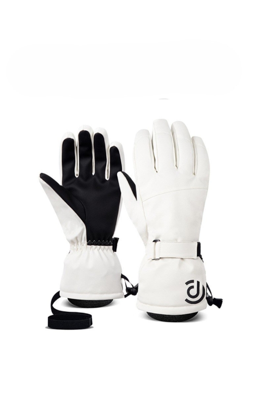 Перчатки горнолыжные БЕЛЫЙ M Перчатки горнолыжные БЕЛЫЙ M