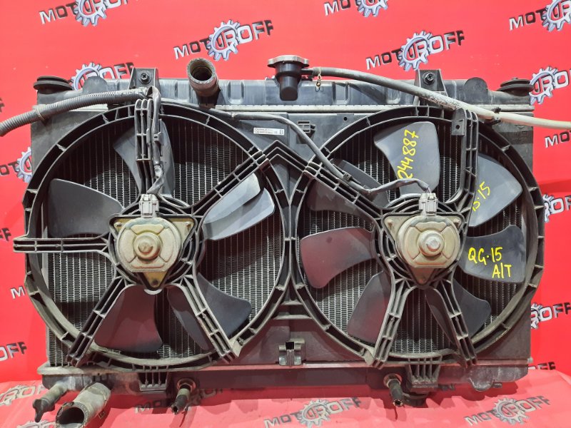 Радиатор двигателя Nissan Sunny FB15 QG15DE 1998 (б/у)