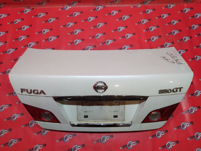 Крышка багажника Nissan Fuga PY50 VQ35DE 2004 задняя (б/у)