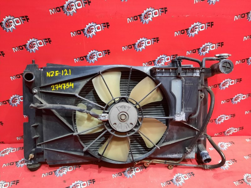 Радиатор двигателя Toyota Allex NZE121 1NZ-FE `2001 (б/у)