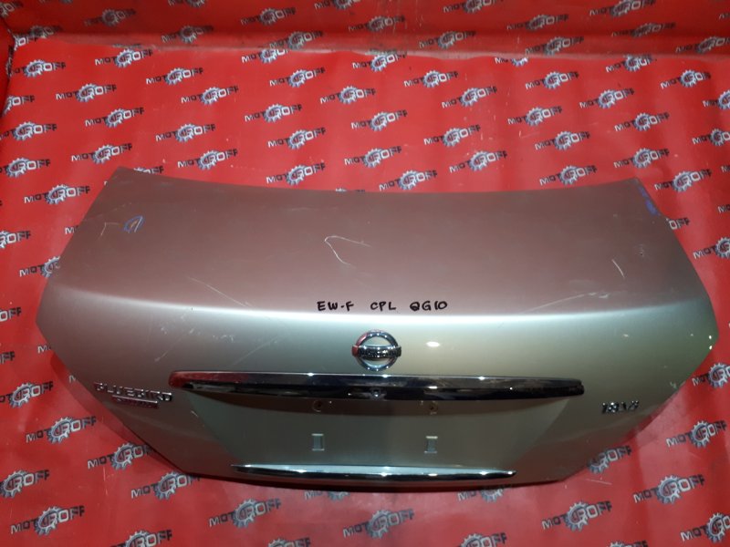 Крышка багажника Nissan Bluebird Sylphy QG10 QG18DE 2003 задняя (б/у)