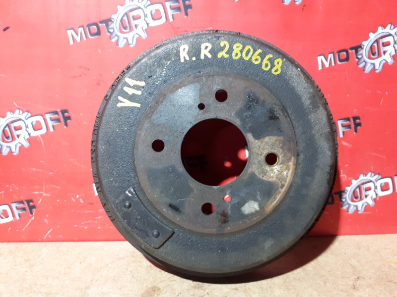 Барабан тормозной Nissan Wingroad WFY11 QG15DE 1999 задний (б/у)