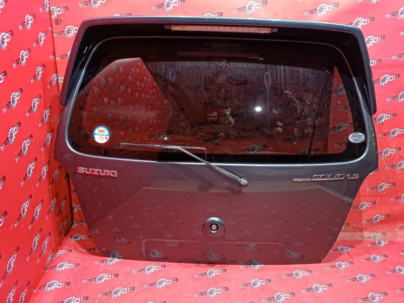 Дверь задняя багажника Suzuki Wagon R Solio MA34S M13A 2000 задняя (б/у)