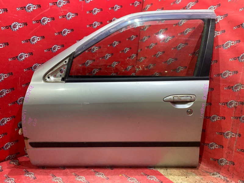 Дверь боковая Nissan Primera WQP11 QG18DE 1997 передняя левая (б/у)