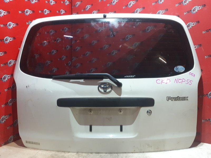 Дверь задняя багажника Toyota Probox NCP58G 1NZ-FE 2002 задняя (б/у)