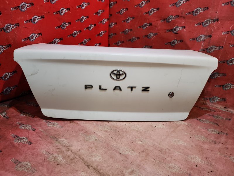 Крышка багажника Toyota Platz NCP12 1NZ-FE 2001 (б/у)