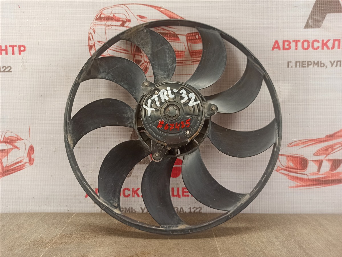 Вентилятор радиатора охлаждения - крыльчатка с мотором Nissan X-Trail (2014-Н.в.)