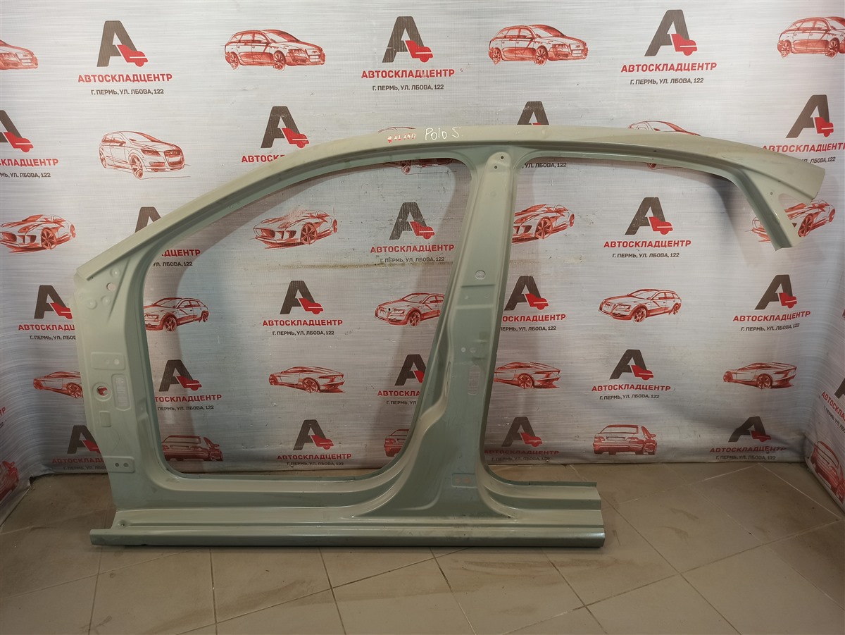 Кузов - боковина (обрезок) Volkswagen Polo (Mk5) Седан 2010-2020 левый