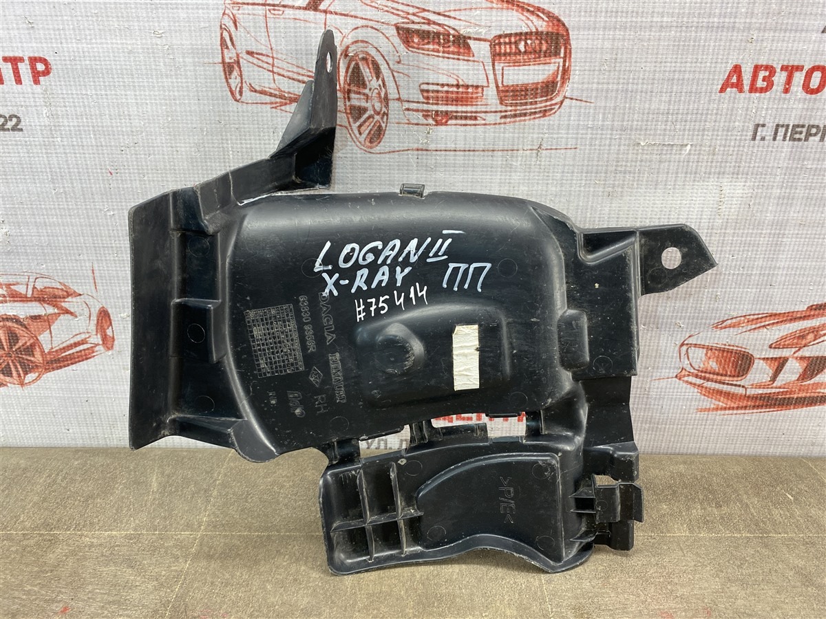 Защита моторного отсека - пыльник двс Renault Logan (2014-Н.в.) правая