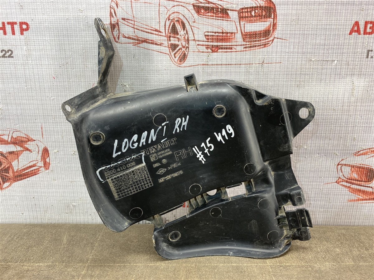 Защита моторного отсека - пыльник двс Renault Logan (2004-2016) правая