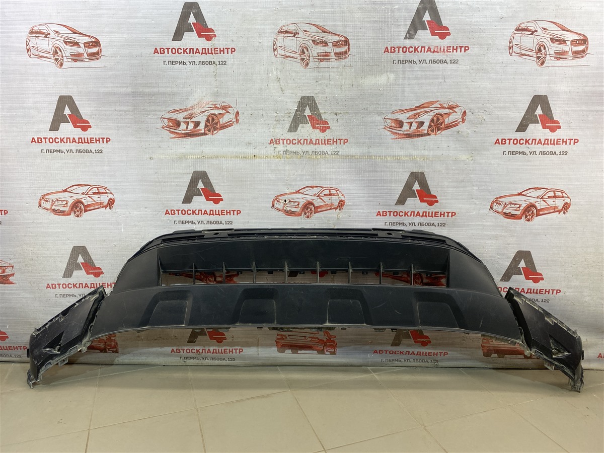 Спойлер (юбка) бампера переднего Volkswagen Touareg (2018 - Н.в.)