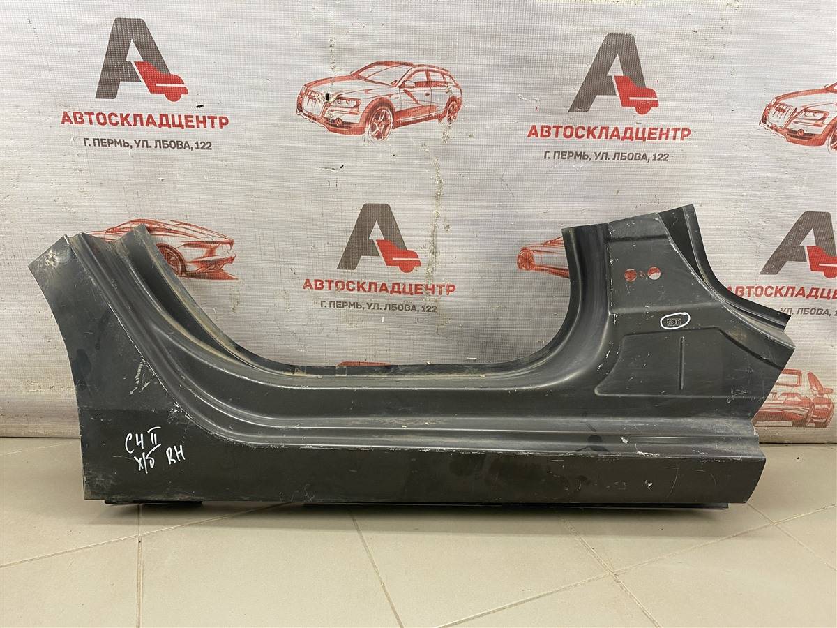 Кузов - порог (обрезок) Citroen C4 2010-Н.в. задний правый