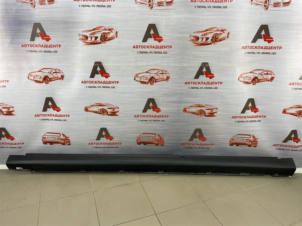 Накладка порога кузова - наружная облицовка Nissan Almera (2012-2019) левая