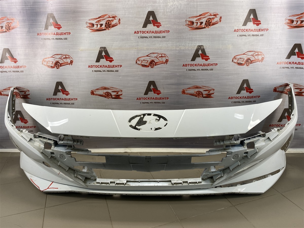 Бампер передний Hyundai Elantra (2019-Н.в.)