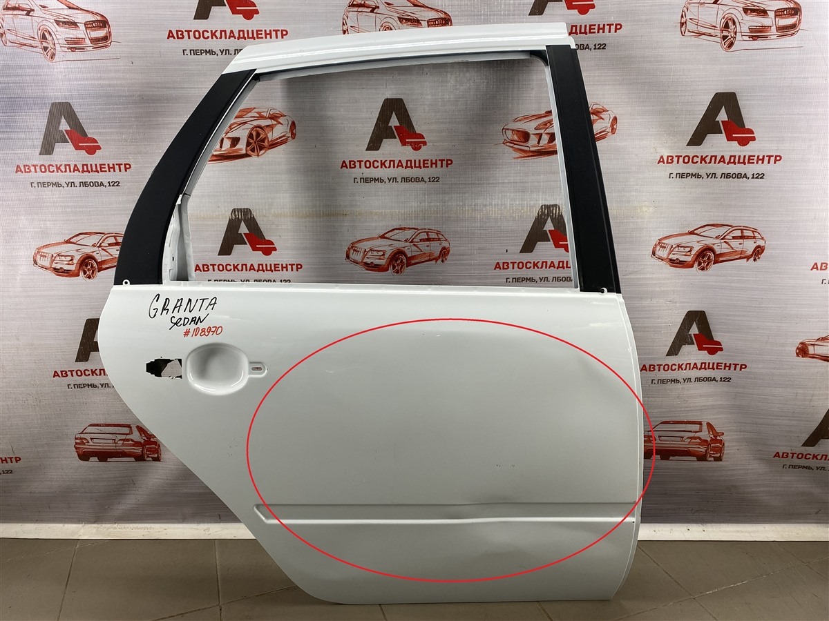 Дверь задняя правая Lada Granta