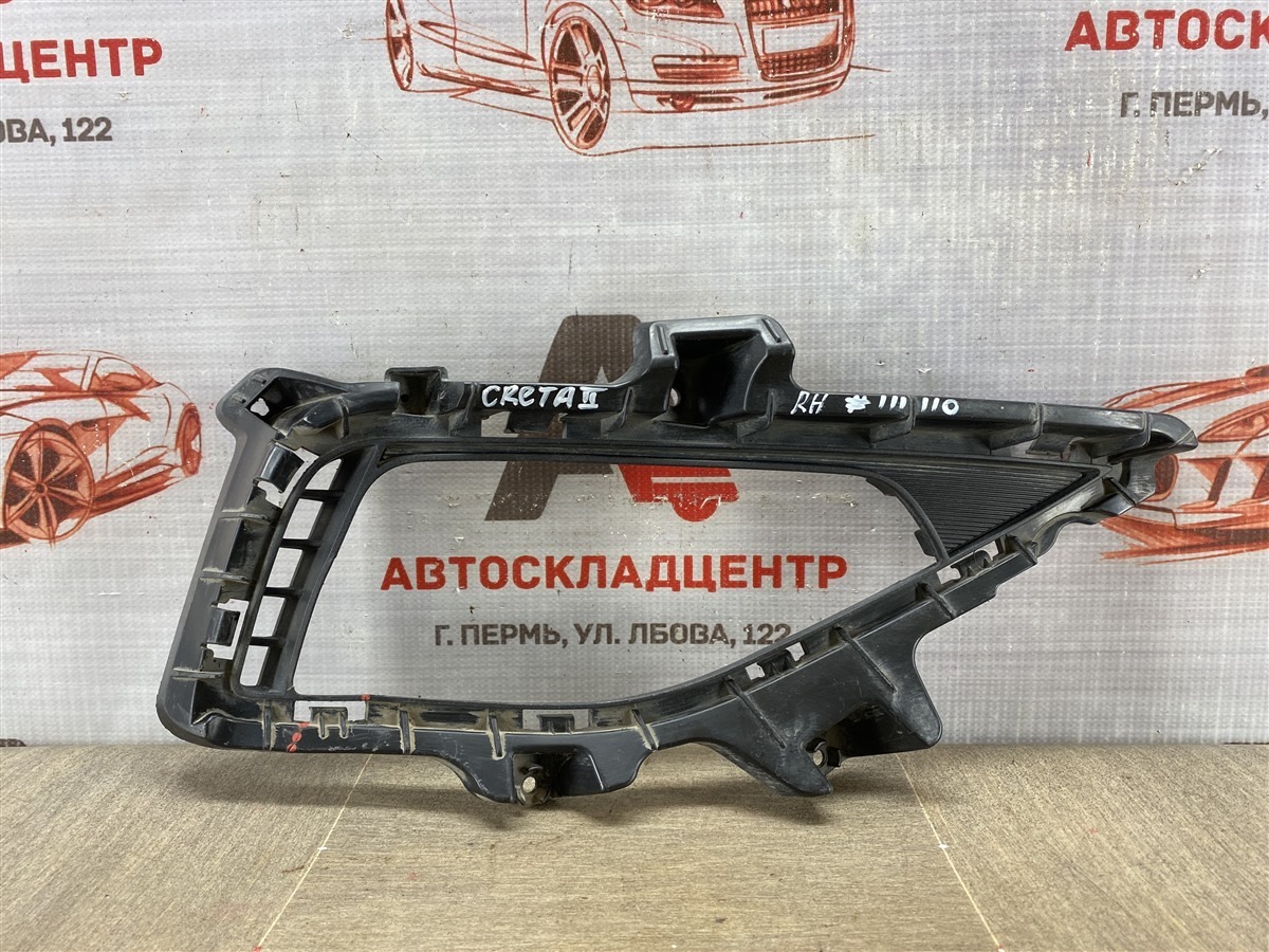 Накладка противотуманной фары / ходового огня Hyundai Creta (2020-Н.в.) правая