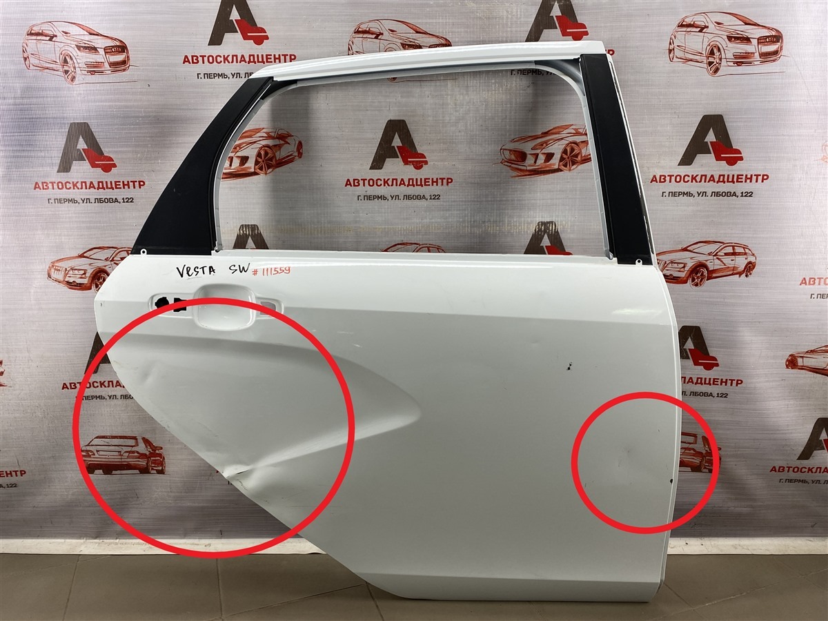Дверь задняя правая Lada Vesta Дверь задняя правая Lada Vesta