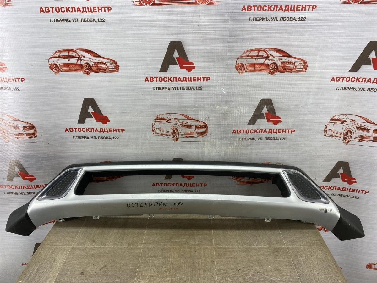 Спойлер (юбка) бампера переднего MITSUBISHI OUTLANDER (2012-н.в.) 2018 (б/у)