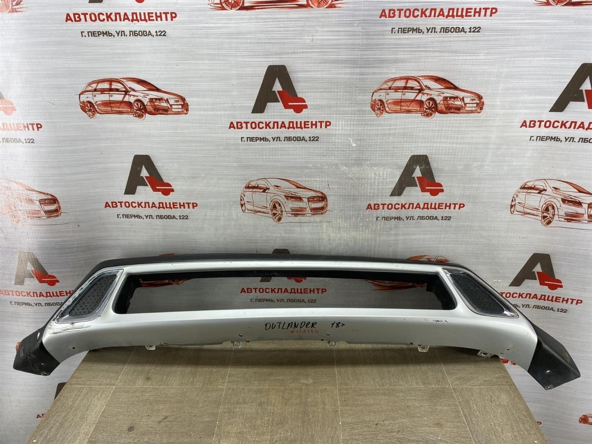 Спойлер (юбка) бампера переднего MITSUBISHI OUTLANDER (2012-н.в.) 2018 (б/у)