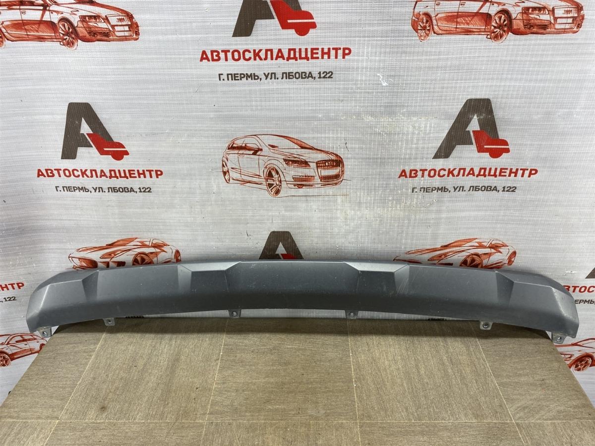Спойлер (юбка) бампера переднего GEELY MONJARO 2021-н.в. (б/у)
