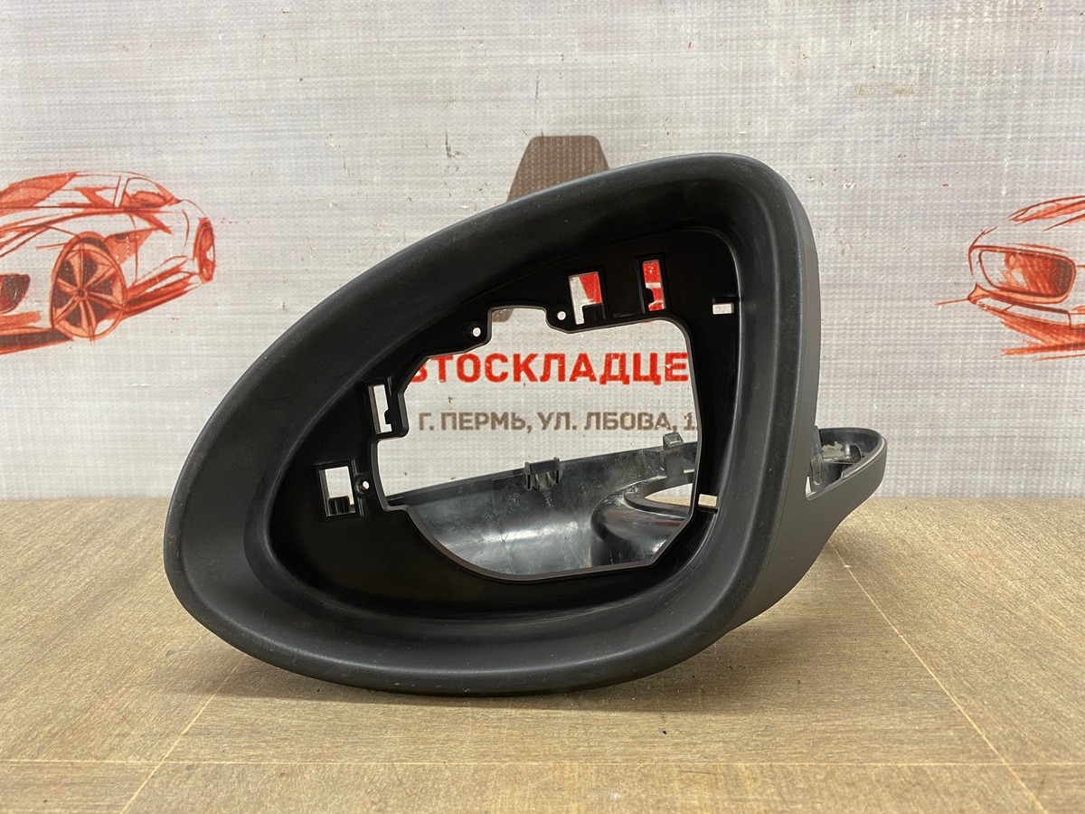 Зеркало левое - рамка (окантовка) PORSCHE CAYENNE (2010-2018) (б/у)