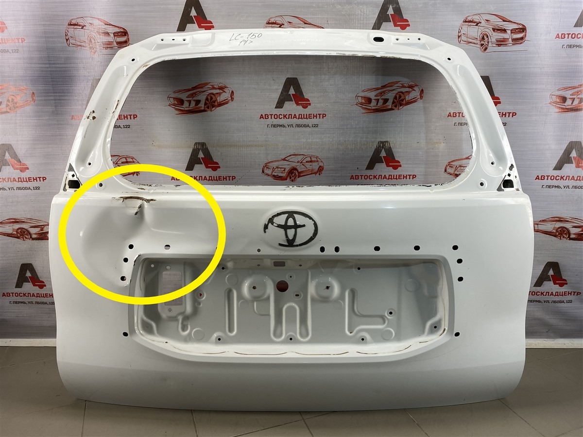 Дверь багажника TOYOTA LAND CRUISER PRADO 150 (2009-н.в.) 2017 (б/у)