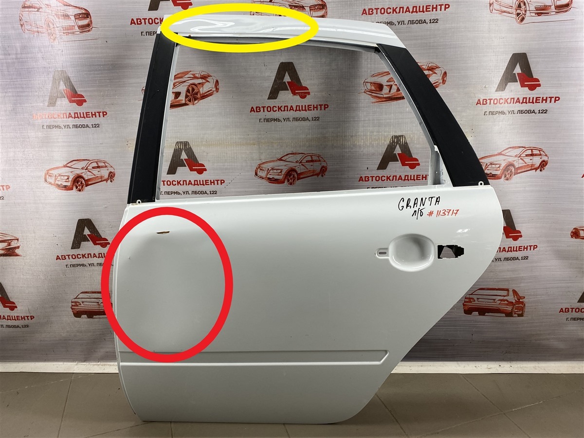 Дверь задняя левая LADA GRANTA (б/у)