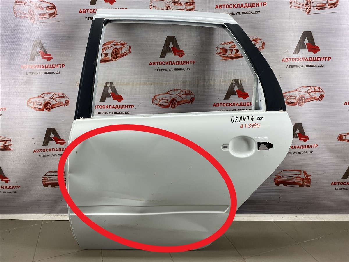 Дверь задняя левая LADA GRANTA (б/у)