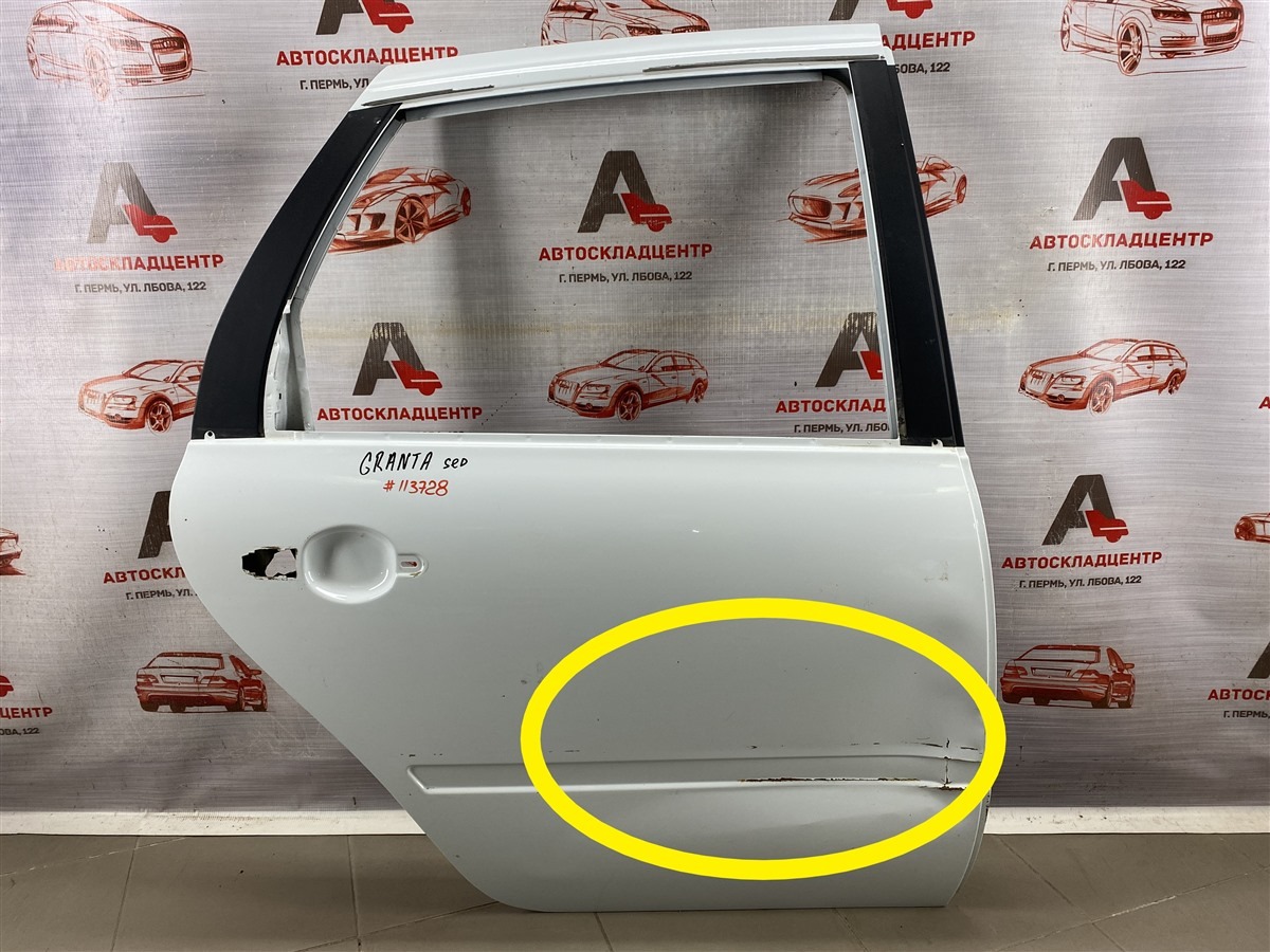 Дверь задняя правая LADA GRANTA (б/у)