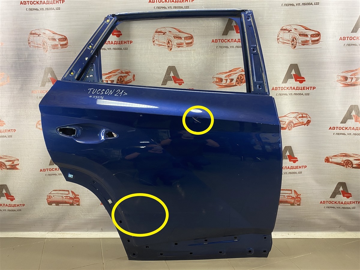 Дверь задняя правая HYUNDAI TUCSON (2020-н.в.) (б/у)