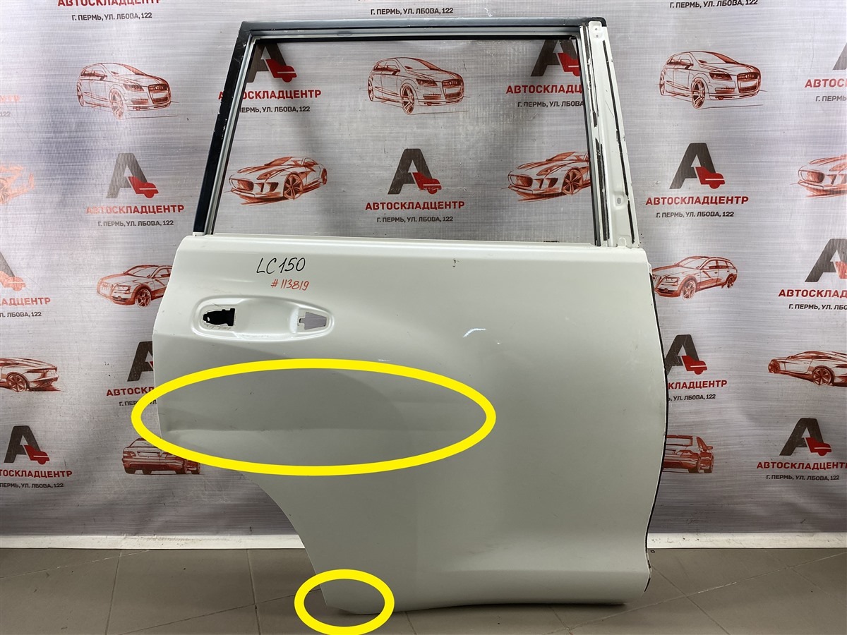 Дверь задняя правая TOYOTA LAND CRUISER PRADO 150 (2009-н.в.) (б/у)